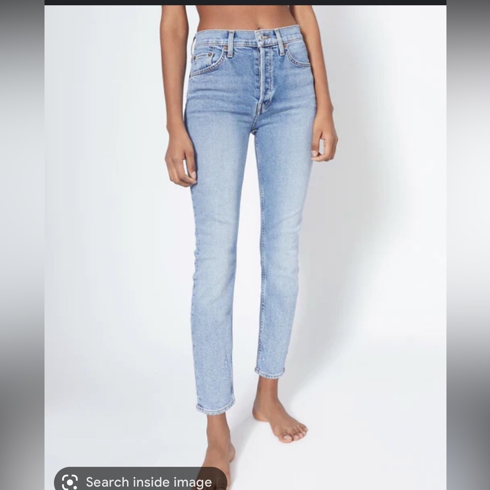 RE/DONE 90s ultra high rise skinny jeans
